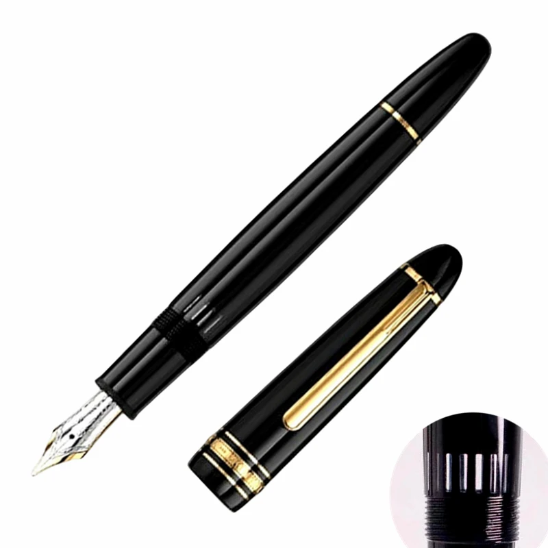 

MB 149 Fountain Pens Piston Filled Ink 4810 14K Nib Msk Stationery Resin Writing Gifts Luxury Office Supplies With Series Number