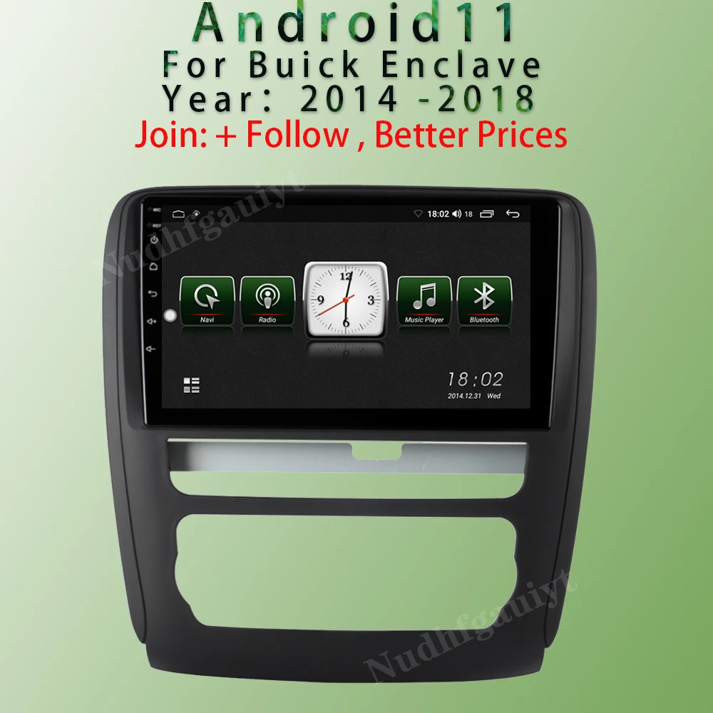 

Android11 Car Radio For Buick Enclave 9 inch 2014-2018 Audio Video with Bluetooth Multimedia Player Auto GPS Navigation Carplay