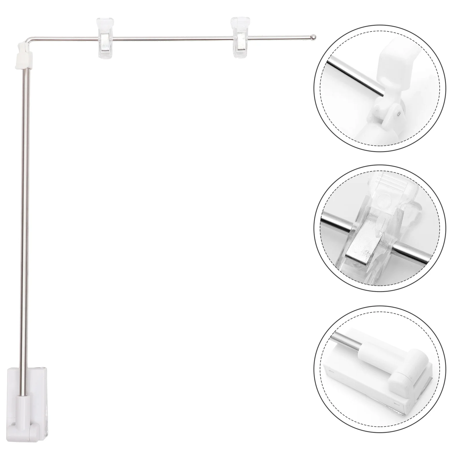 

Держатель для плаката, L-образный зажим, рекламная стойка, держатели для дисплеев, регулируемый кронштейн