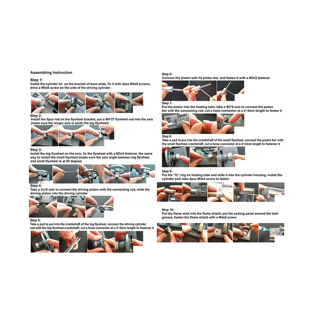 

Модель двигателя для сборки «сделай сам»