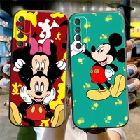 disney mickey mouse phone case for huawei p smart z p20 p30 honor 8x 9 9a 9x 10 10 lite soft silicone cover black funda back