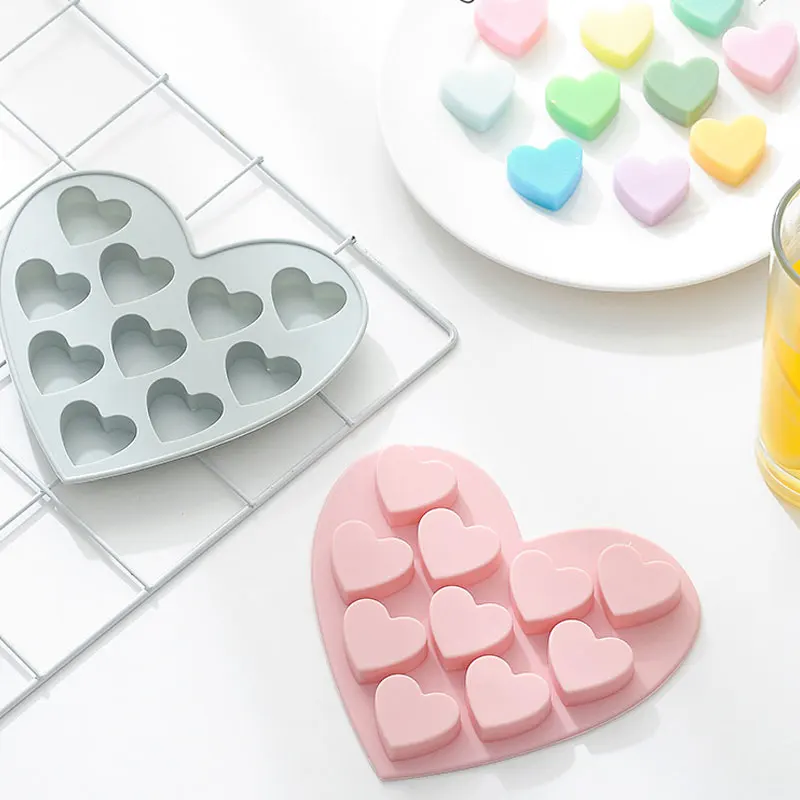 

DIY3D Heart Shaped Chocolate Silicone Mold Wedding Candy Baking Mold DIY Candy Cake Decorating Accessories Valentine's Day Gift