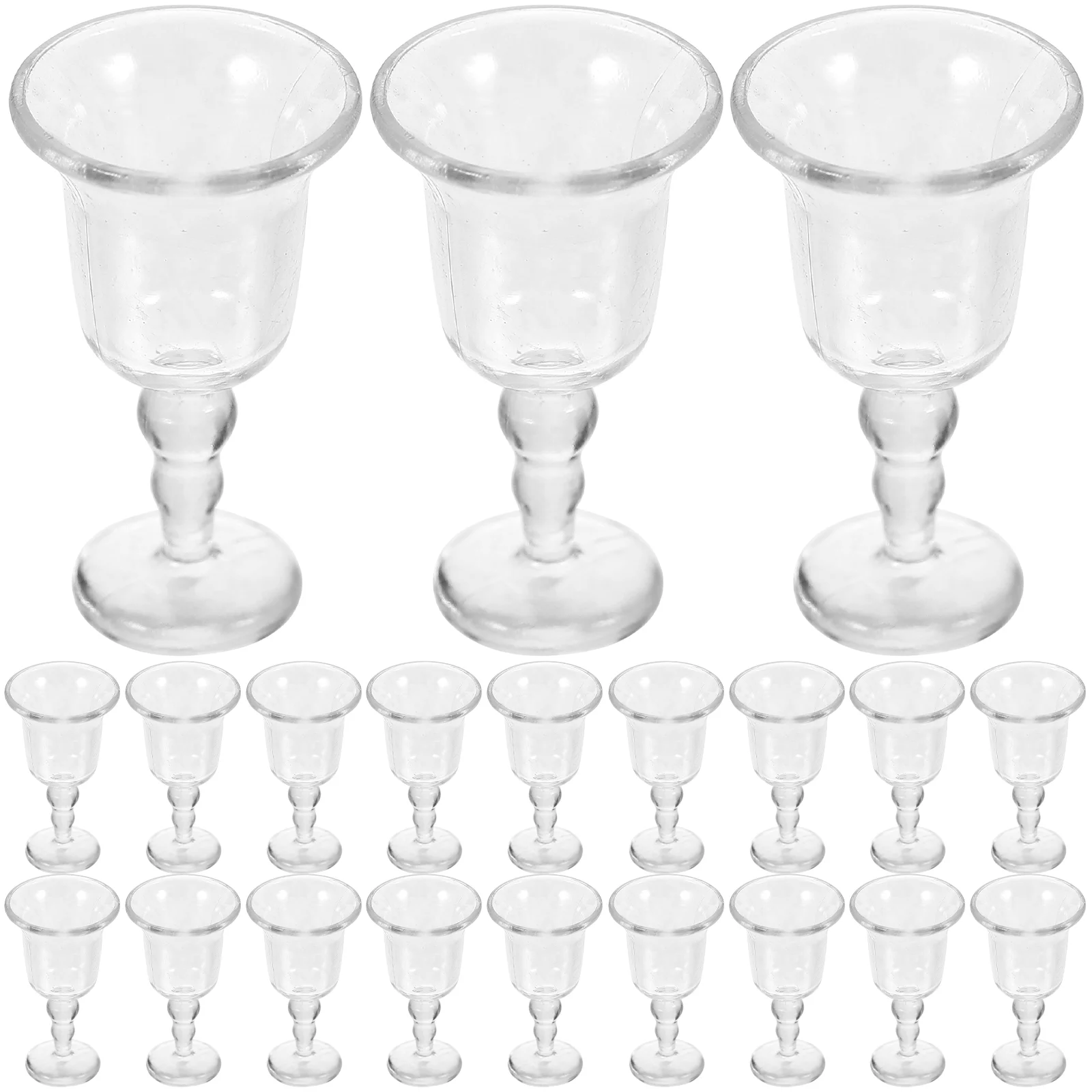 

Mini House Cup Models Decorative Miniature Goblet Glasses Kids Kitchen Toys Accessories Childrens