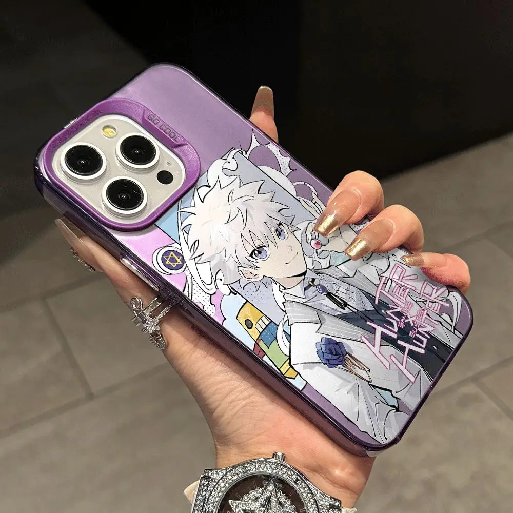 Чехол для телефона HUNTER×HUNTER Killua для Samsung Galaxy A56 A55 A54 A53 A52 A26 A17 A16 A12 A07 A06 4G 5G, серебристый, жесткий чехол (art.: 3920da243d1fd) - 3920da243d1fd