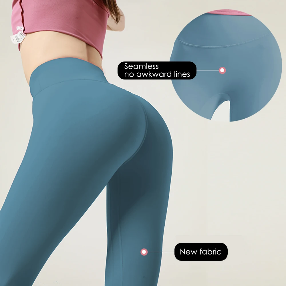 

OHYOGA High Waist Leggings Push Up Sport Naked Feeling Women Fitness Running Yoga Pants Energy Seamless Leggings Gym Girl Lady