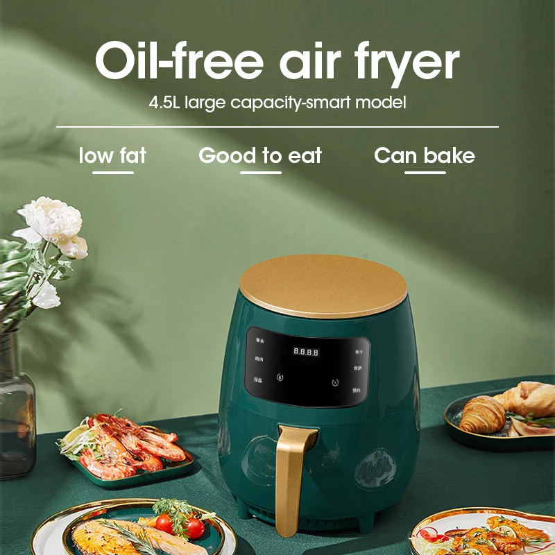 

Oil-Free Air Fryer Electric fryer 4.5L French Fries Microwave Oven Electric Oven Kitchen Electric Deep Air Fryer Accessories