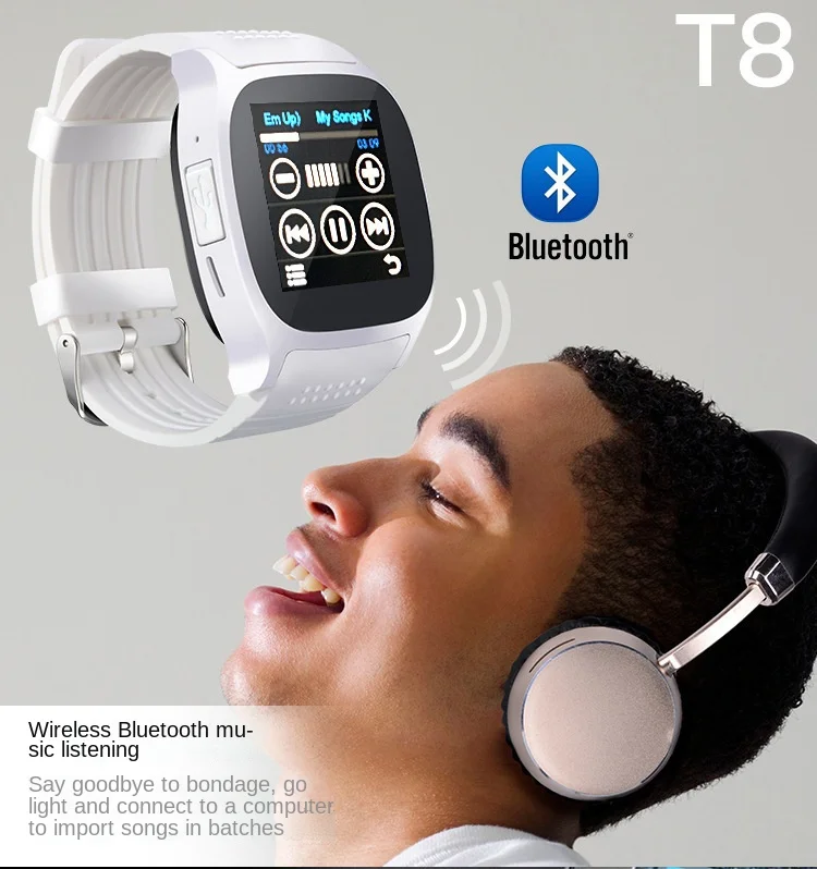 bluetooth smart watch gps smart watch fitness heart rate monitor phone watch bracelet camera long mens watches battery life free global shipping