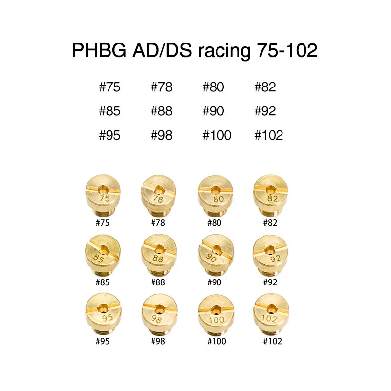 

ZS мотоциклы 12 шт. основной струйный карбюратор для PHBG жиклеры карбюратора для Dellorto PHBG Carbs инжектор Dellort 1486 минутный пилот главный струйный