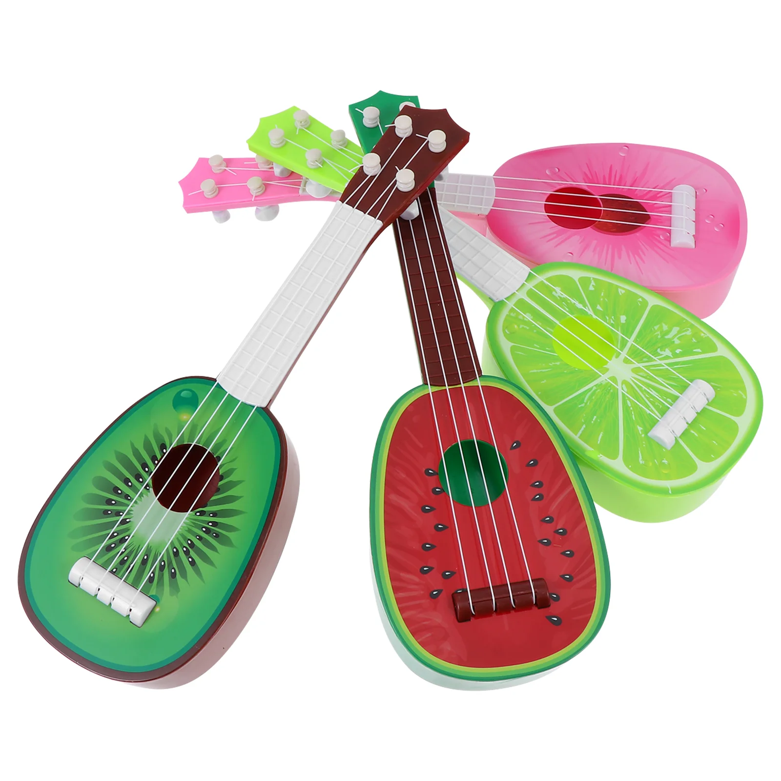 

4 PCS Musical Instruments Toys Kids Educational Ukulele Guitar Starter Puzzle Mini Accessories