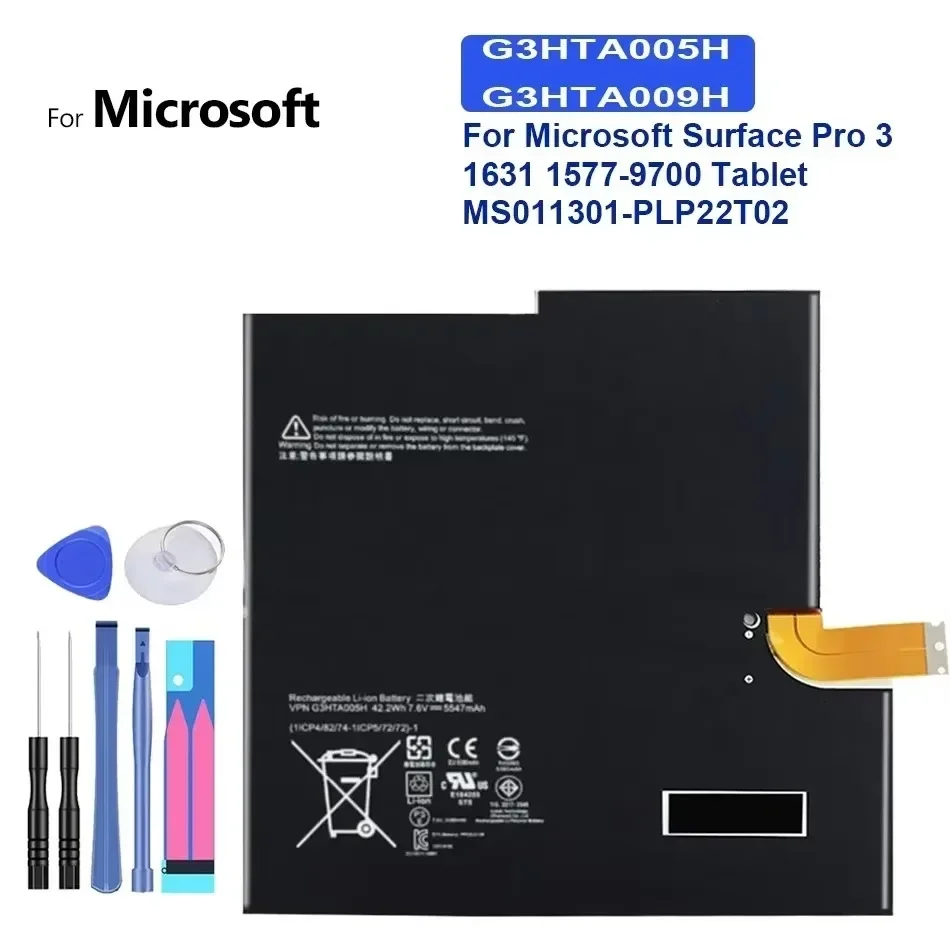 G3HTA003H/G3HTA004H Аккумулятор для Microsoft Surface Pro 3 Pro3 1645 1657 серии Планшетный ПК G3HTA007H