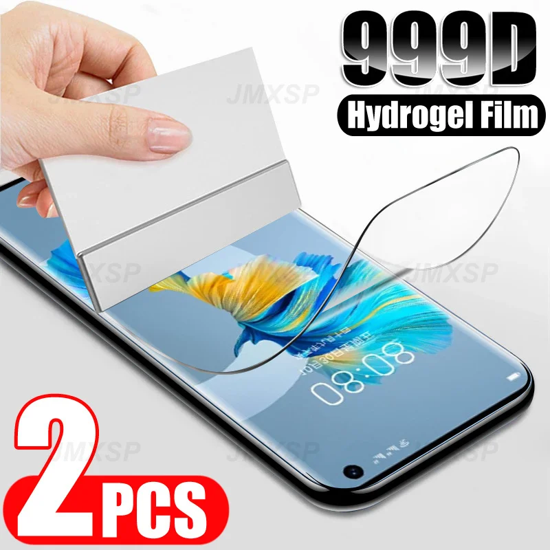 

Гидрогелевая пленка для Huawei Mate 50 40 30 Pro 2 шт., защитная пленка для экрана Huawei Nova 10 9 8 7 Pro SE 10z Y90 Y70 Y60, защитная пленка