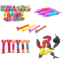 stretchy animal pop tube sensory fidget toy adults stress toys goodie bag filler dropshipping