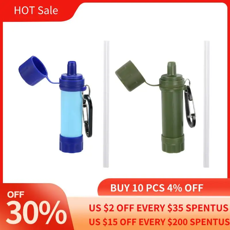 

Outdoor Drinking Water Filtration Purifier Emergency Life Portable Survival Straw Water Filter Fishing Climbing Travel Camping