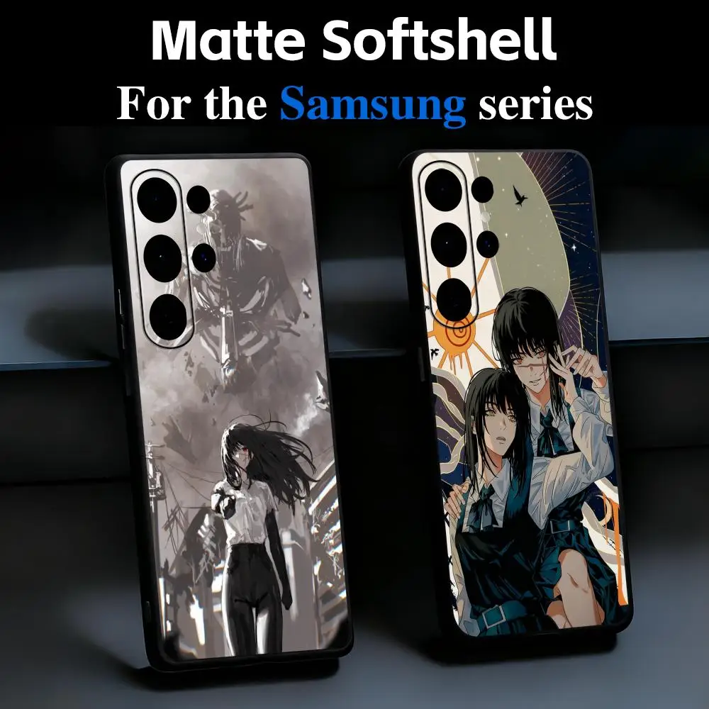 Фото Чехол для телефона Asa Mitaka War Devil для Samsung Galaxy S26 S25 S24 S23 S22 S21 Plus Ultra Fold A, мягкий, черный №1