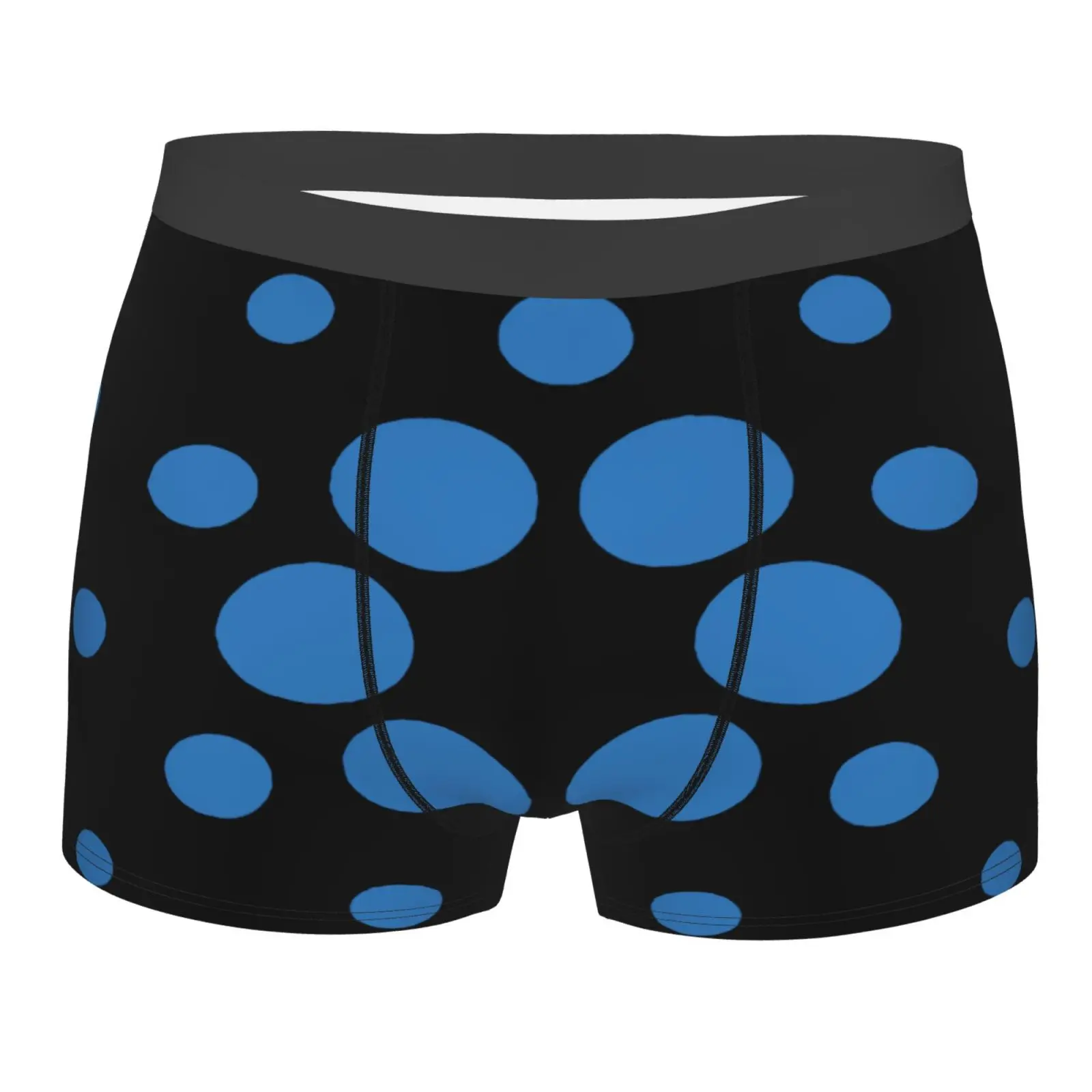 

Трусы-боксеры мужские с вышивкой и карманами, черные