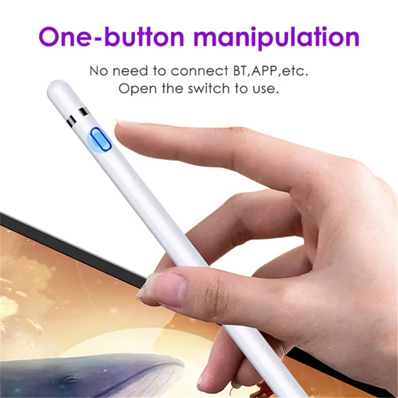 universal stylus 4 in 1 touch screen pen drawing tablet phone capacitive pen for android iphone ipad free global shipping
