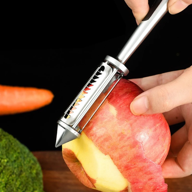 Многофункциональная кухонная Овощечистка измельчитель из нержавеющей стали для