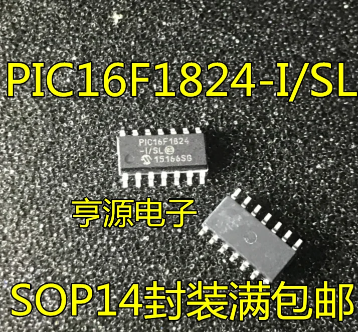 

10 шт., 100% оригинальные новые фотообои/ML PIC16F1824-I/SL PIC16F1824-I/SL Microcontroller IC