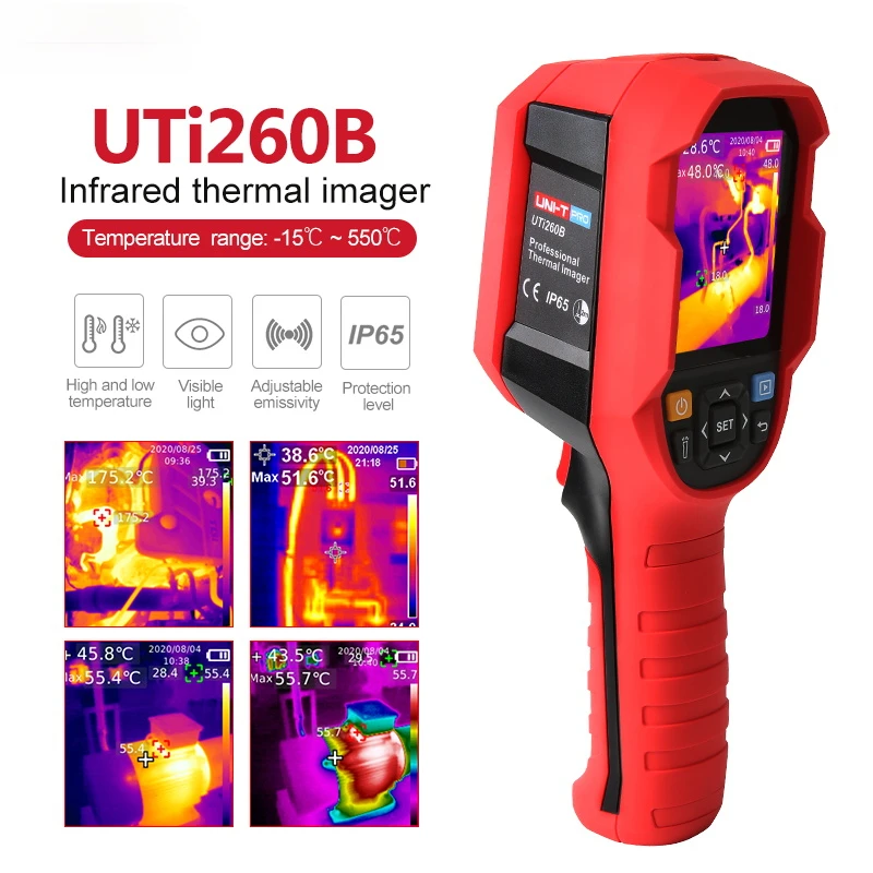 

UTI260B HD 256X192 Pixels Industrial Thermal Imager Camera Temperature Imaging Circuit Electrical Maintenance