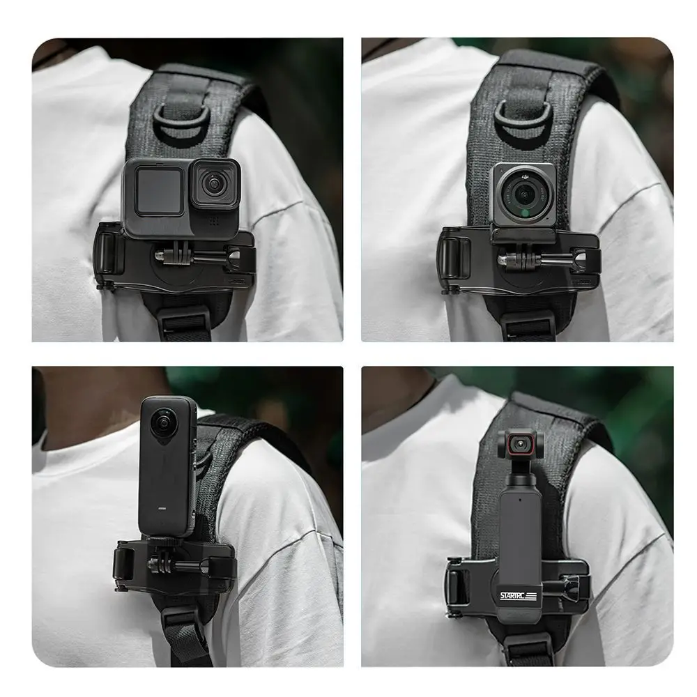 

Backpack clip for DJI OSMO Pocket 2 Camera Accessories Expansion Chest clip Bracket with Adapter Frame Case Mount Holder