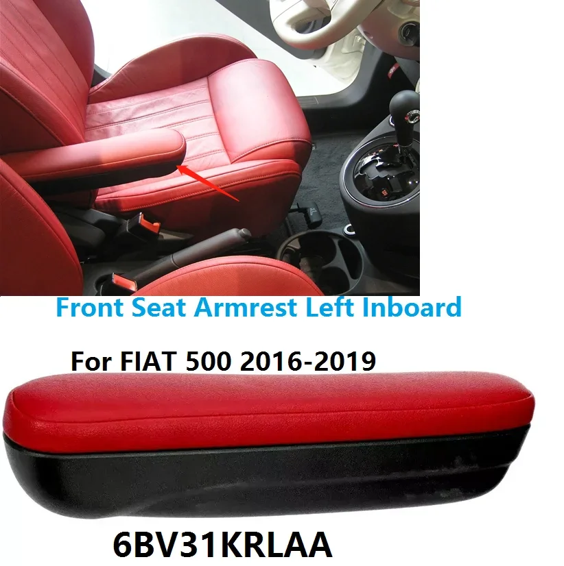 

Новый подлокотник переднего сиденья левый внутри для FIAT 500 2016-2019 6BV31KRLAA 6BV48KPLAA