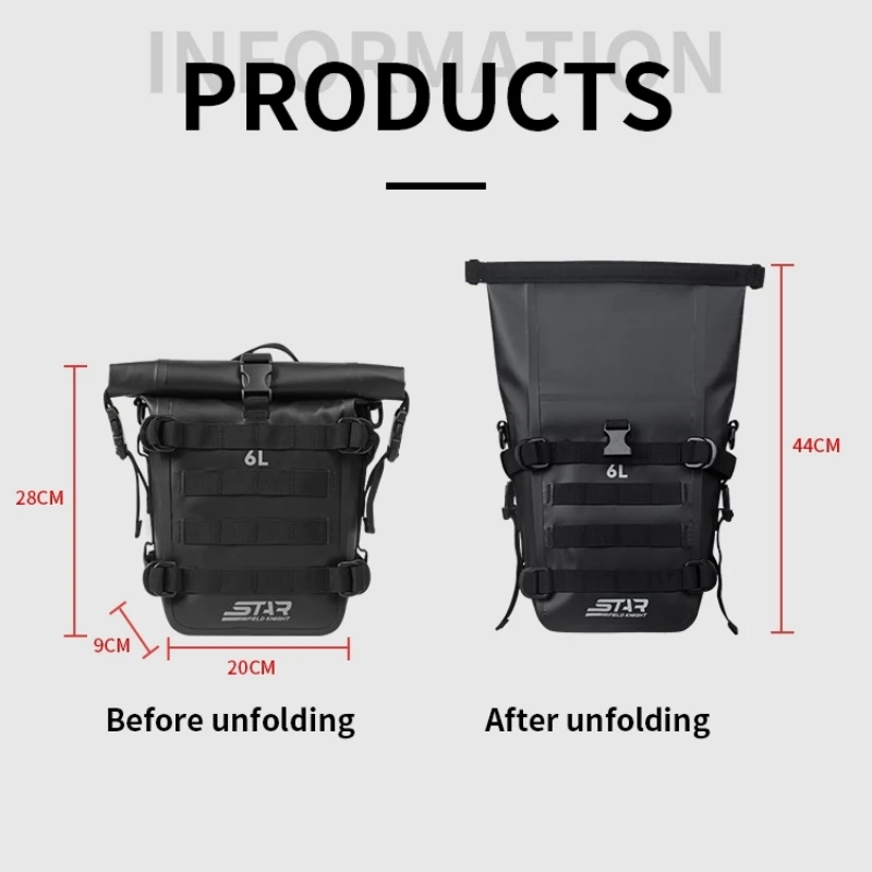 SFK Сумка для хранения инструментов езды на мотоцикле 6л Водонепроницаемая сумка