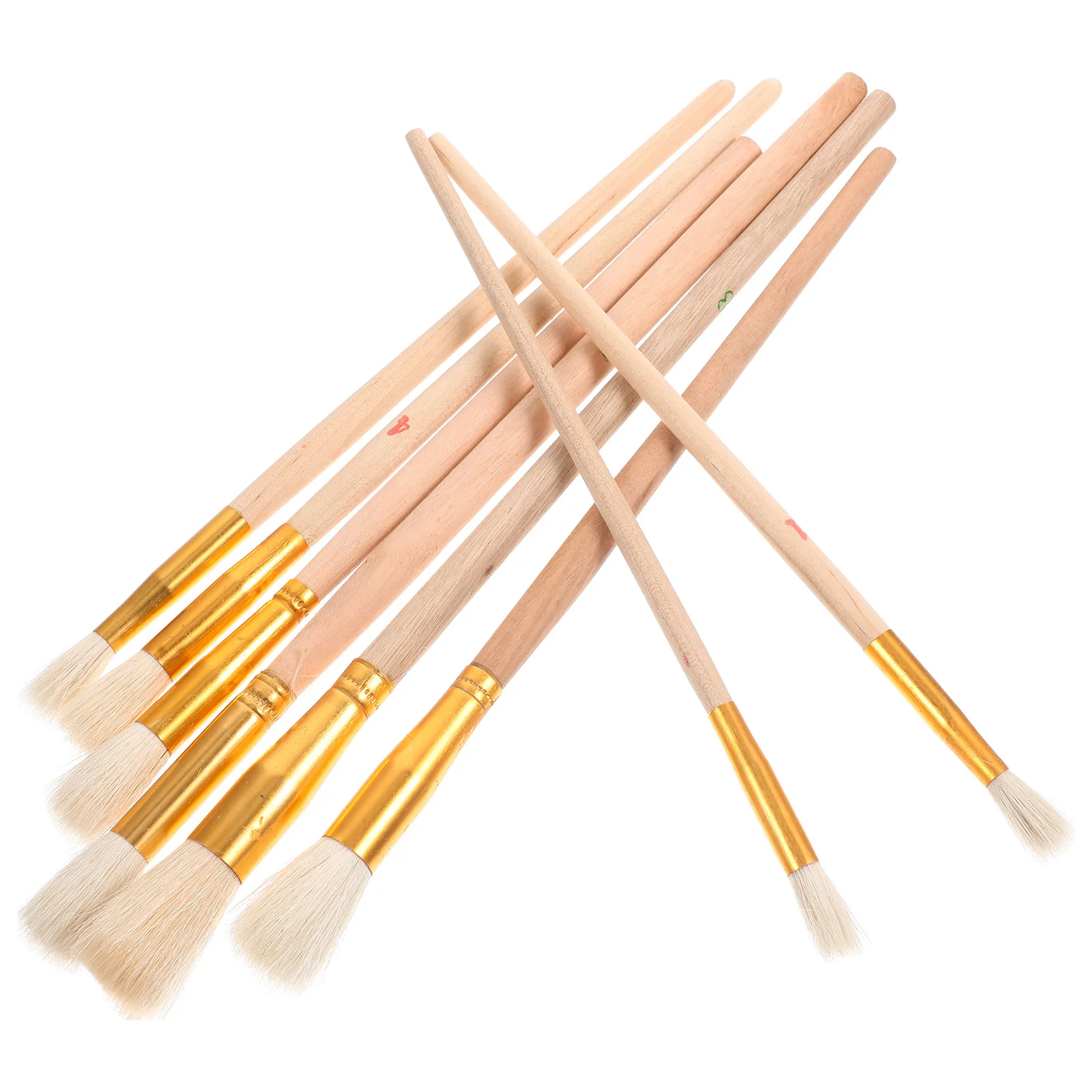 

8 Pcs Artificial Chalk Self Pollination Yard Wood Bees Pollinating Flowers Pollinators Child Peach Tree