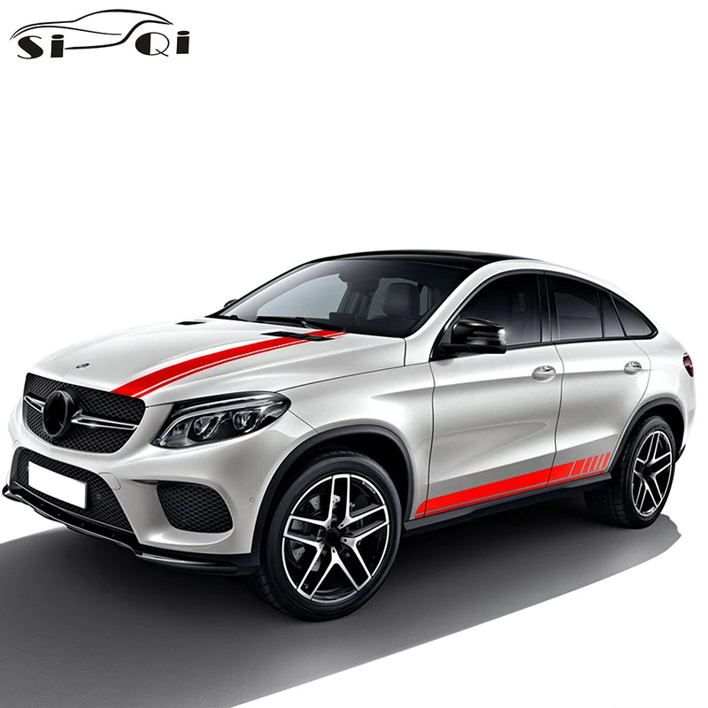 

Edition 1 AMG Car Hood Decal Side Stripes Skirt Sticker For Mercedes Benz GLE Class W166 W167 C292 Coupe C167 V167 GLE53 GLE63
