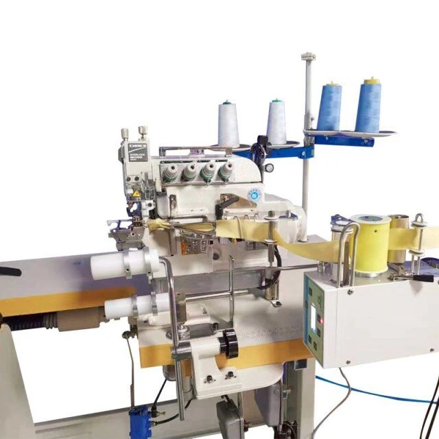 GC5114EXT-D-SRC-4 EXT cylinder bed Variable top feeding round collar attaching overlock sewing machine with folder