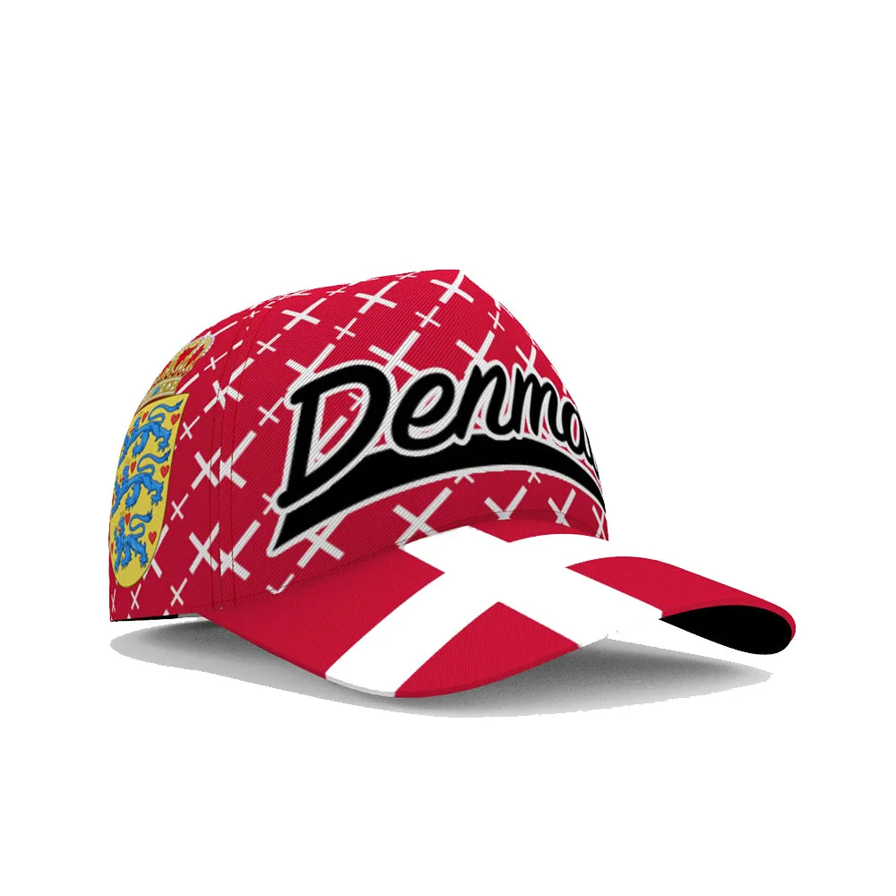Бейсболка Дания индивидуальное имя номер логотип команды шляпы Dk Dnk Country Travel