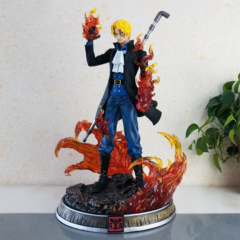 One Piece GK Dream Saab Luffy Ace glowing statue anime model decoration holiday gift hand-made |