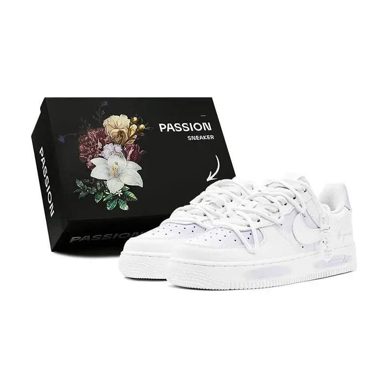 【Настроить】Nike Air Force 1 Обувь для скейтбординга Женские кроссовки DH2920-111