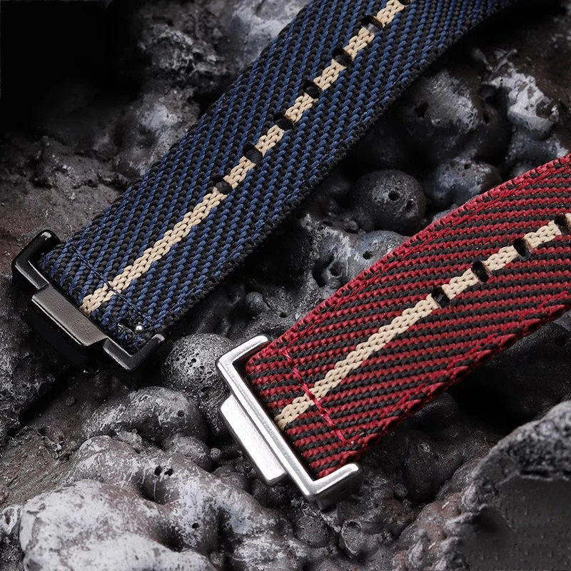 Нейлоновый холщовый ремешок для часов CASIO DW5600 GWb5600 GWM5610 GM5600 синий черный серый