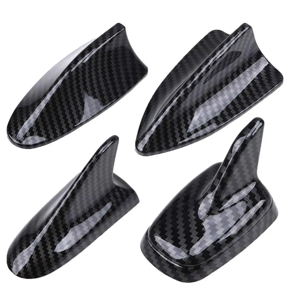 

Shark Fin Car Carbon Fiber Antenna Decoration Stylish Vehicle Roof Aerial Auto Decoration