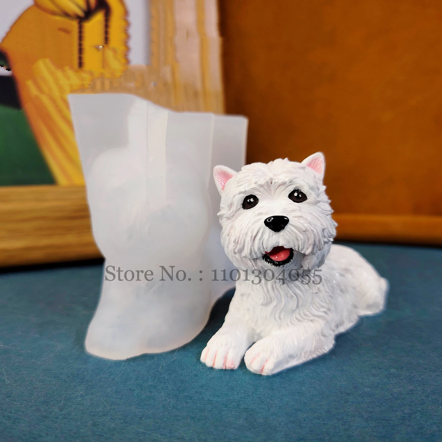 Силиконовая форма для собак из смолы эпоксидной инструменты рукоделия 3D