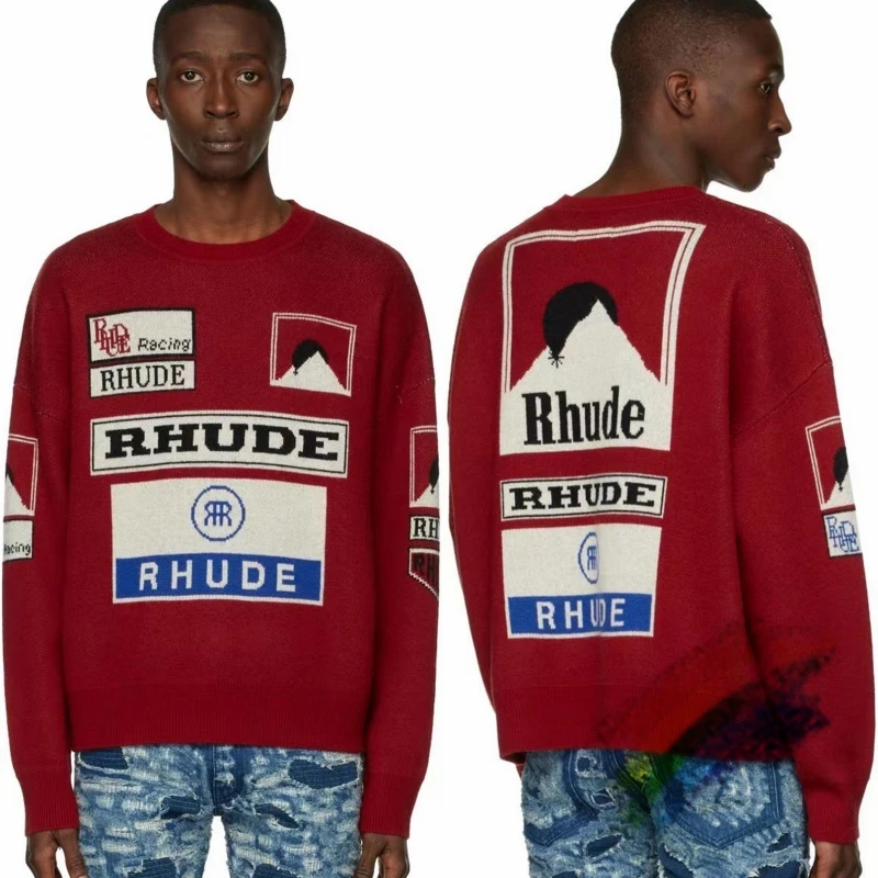 

Мужской/женский жаккардовый свитер с лунным светом