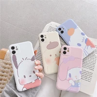 bandai cinnamonroll cartoon for girl phone cases for iphone 13 12 11 pro max xr xs max 8 x 7 se 2022 soft silicone cover gift