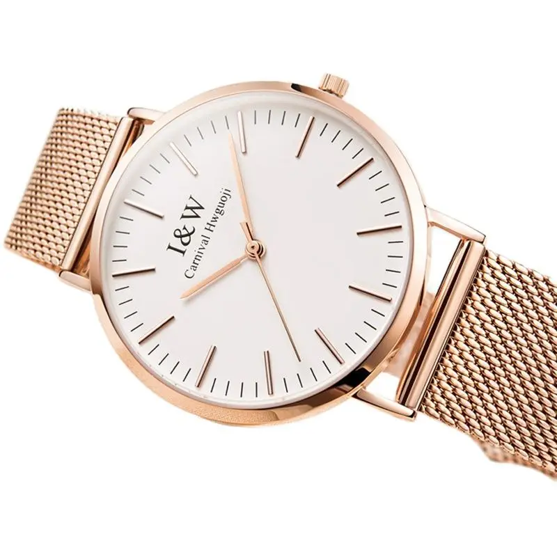 Часы женские кварцевые с сапфировым стеклом 6 мм C8758L