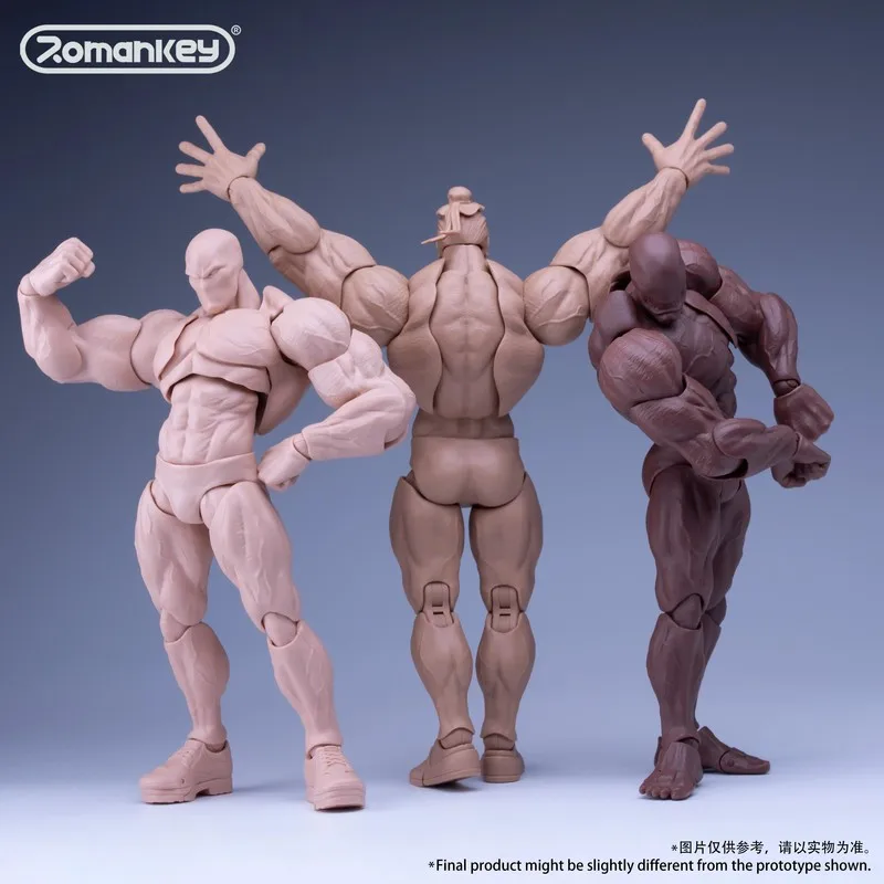 Фото 18 см Romankey 1/12 Big Guy X Cowl Alma003 Супер гибкий шарнирный корпус Strong Muscle Мужская фигурка Куклы Коллекция Подарочная игрушка №1