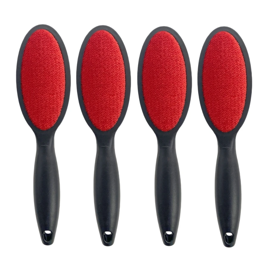 

4 pcs Double Sided Electrostatic Clothes Brush Reuse Pet Brush Household Cleaning Hand Operate Dust Brusher Lint Remover