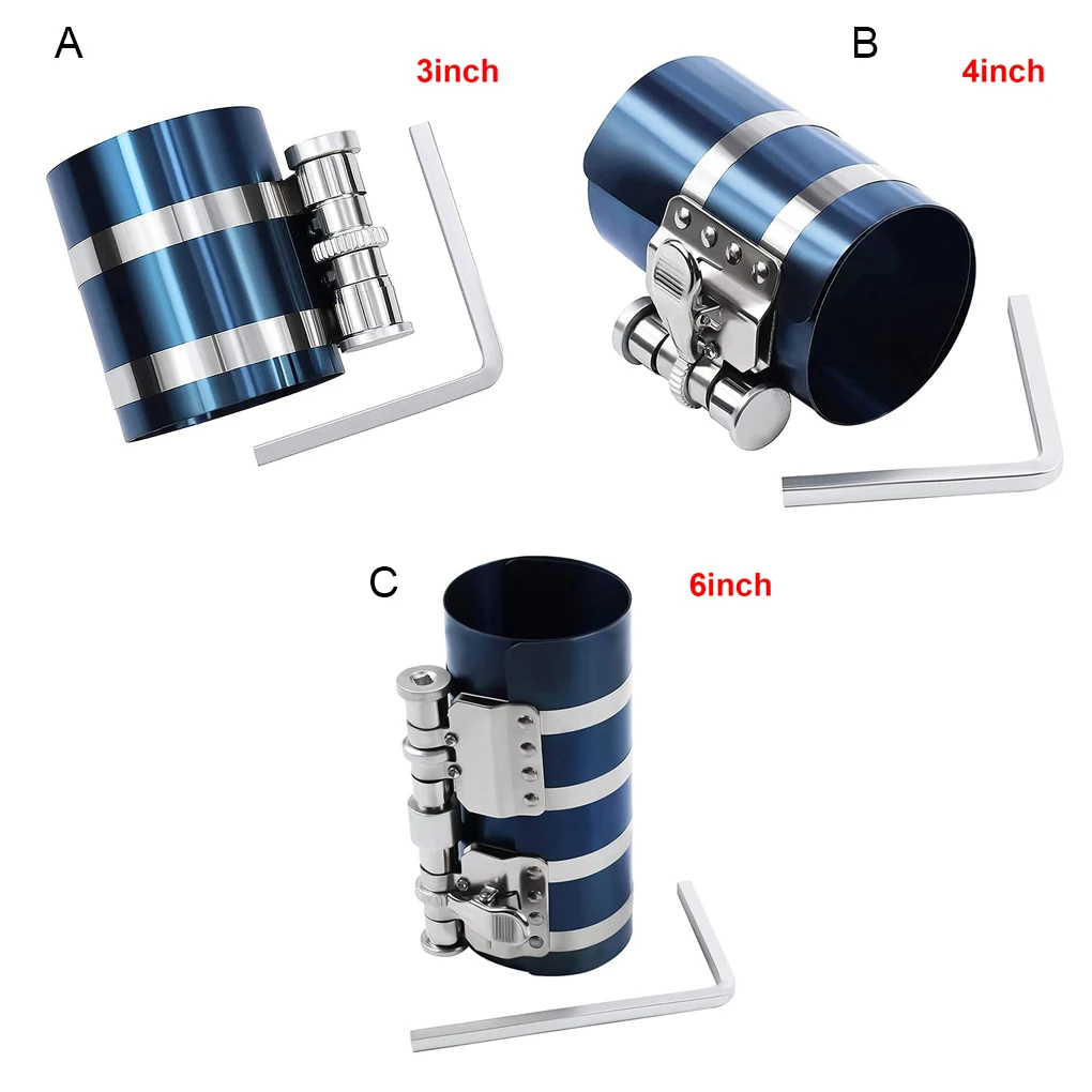 

Портативный инструмент для замены поршневого кольца двигателя автомобиля, регулируемый инструмент для газонокосилки, трактора, установщи...