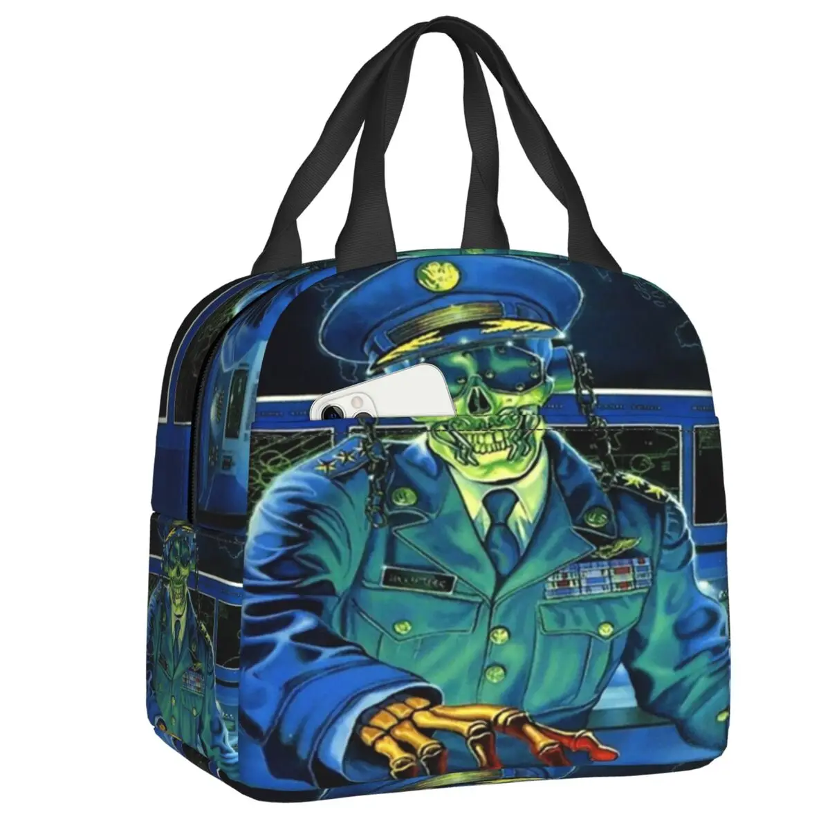 

Сумка Megadeths для ланча из тяжелого металла на заказ, женская сумка-холодильник, теплая Изолированная коробка для ланча для детей, школьные те...