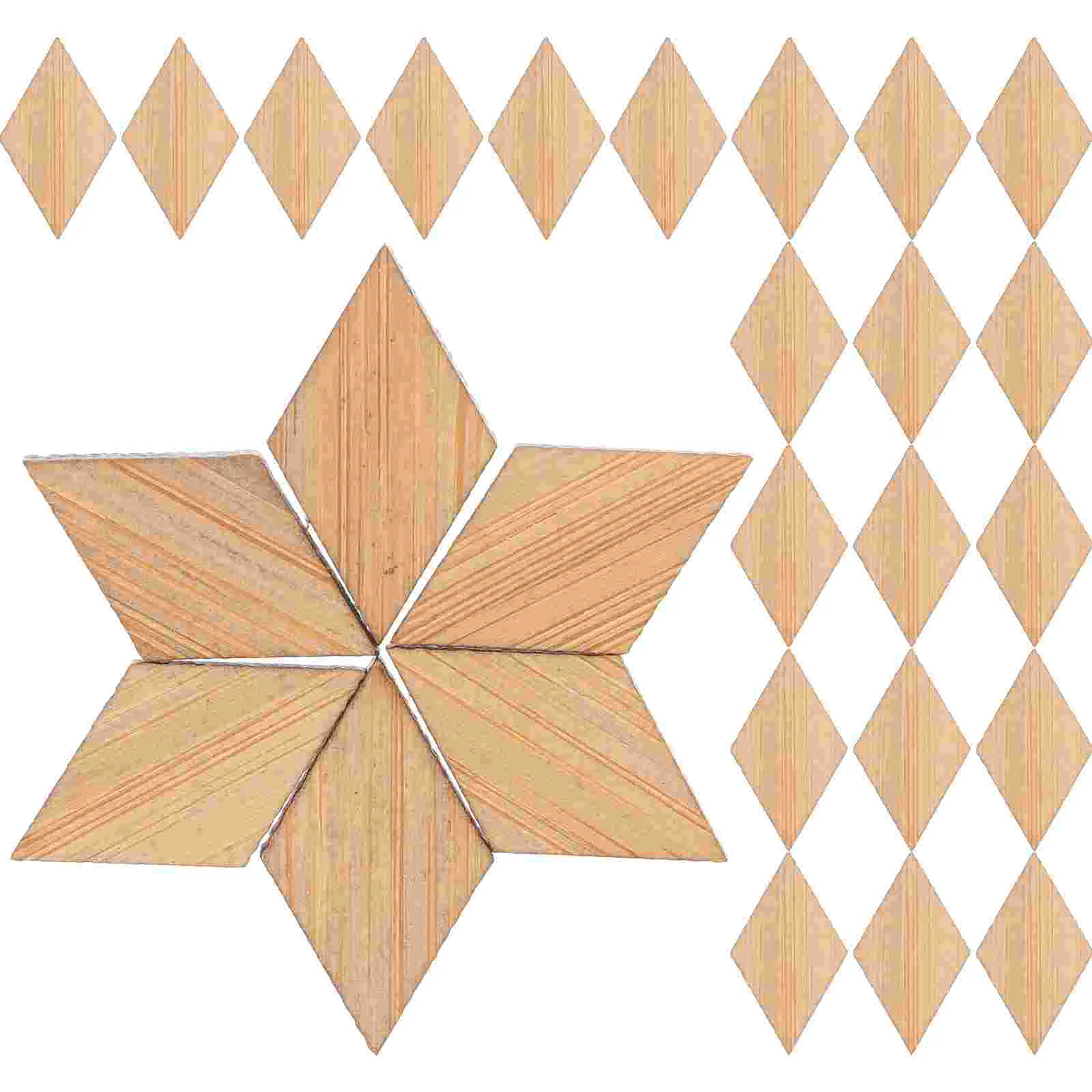 48 шт. бамбуковый собранный напольный дом миниатюрный декор крошечный для поделок