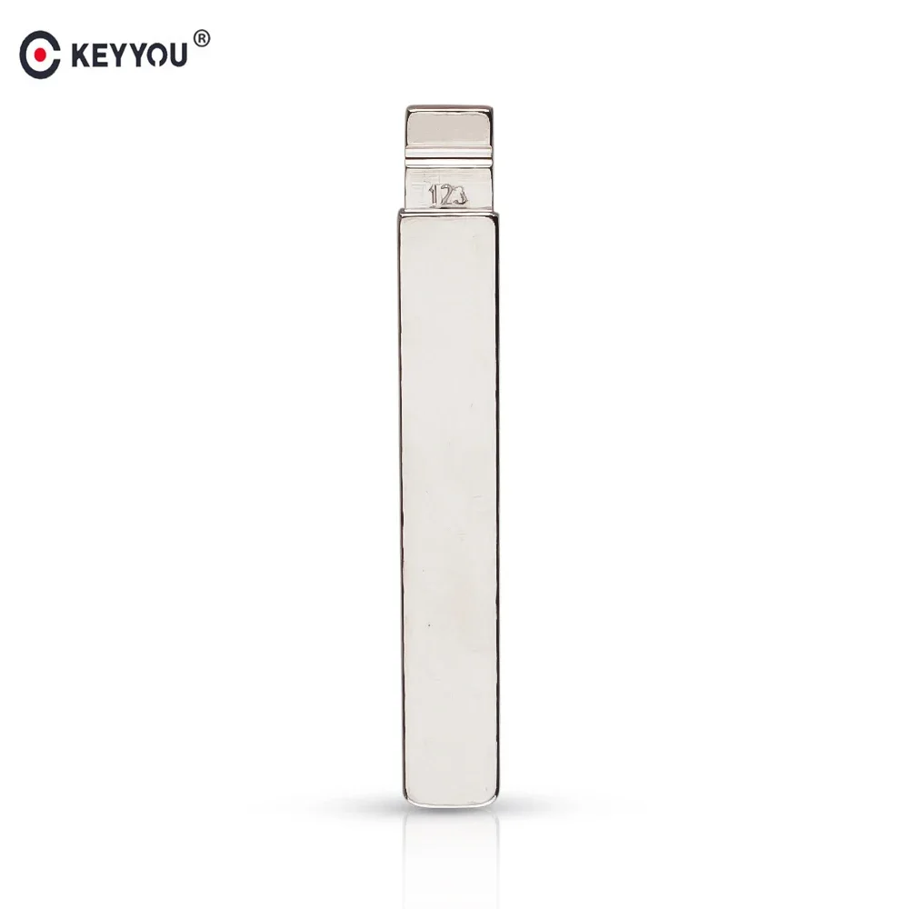 

KEYYOU Car Blank Key Blade NO.123 KEY BLADE FOR NEW TOYOTA Corolla Modified Flip Folding Remote Key Blade Repalcement 123 #