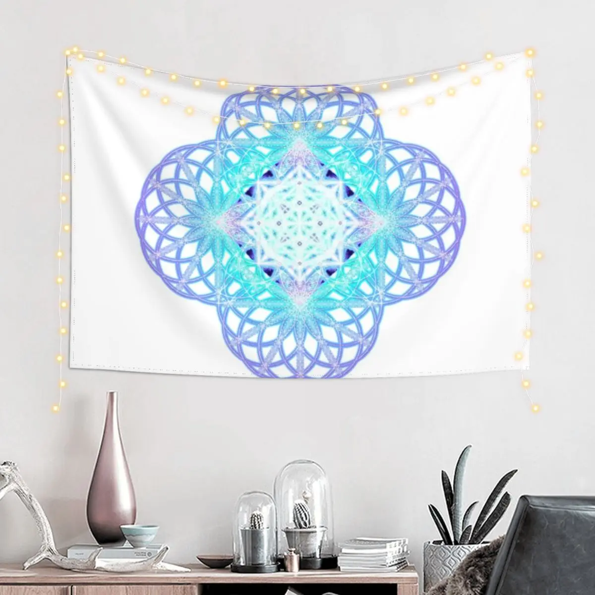 144 гобелен Kathara Lotus Monad эстетическое украшение декор комнаты