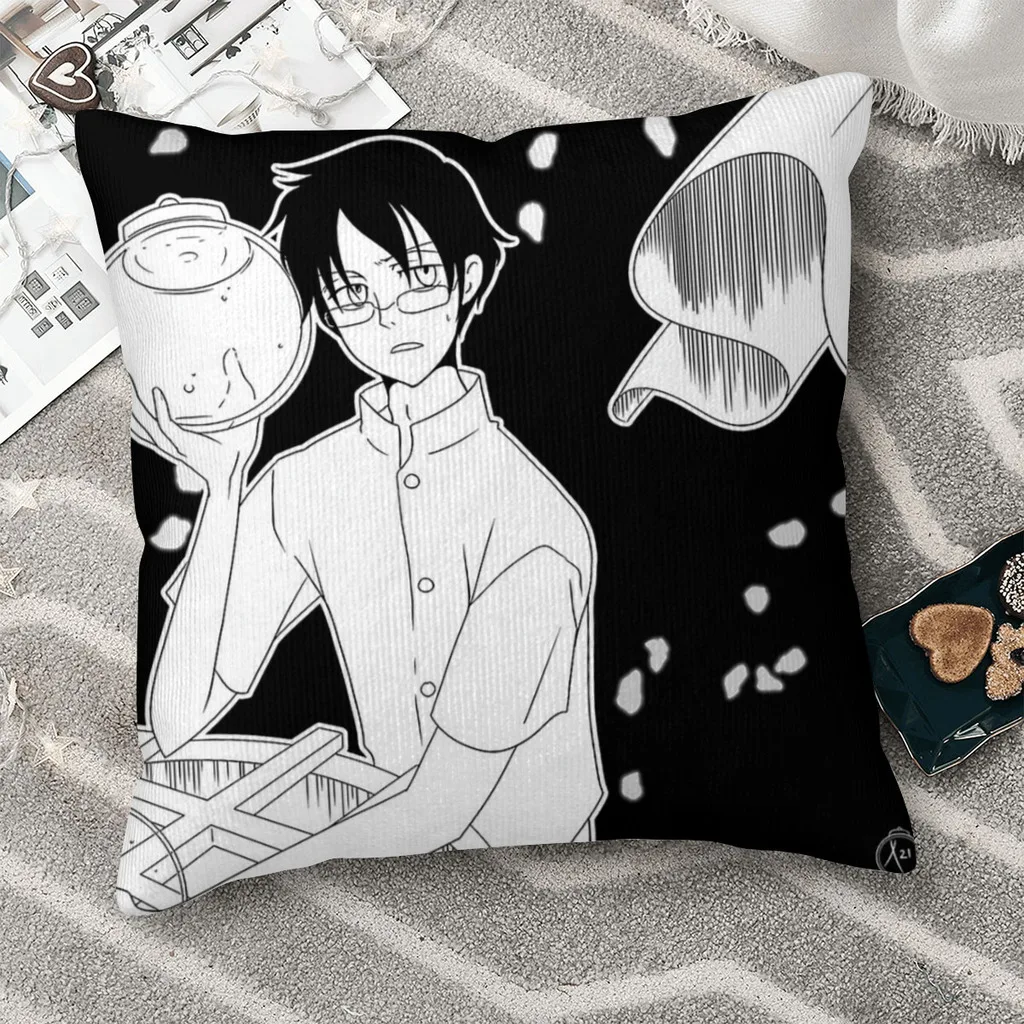 

Watanuki Fetches Water Cojines XxxHOLiC Throw Pillow Case Cushion Covers Home Sofa Chair Decorative Backpack