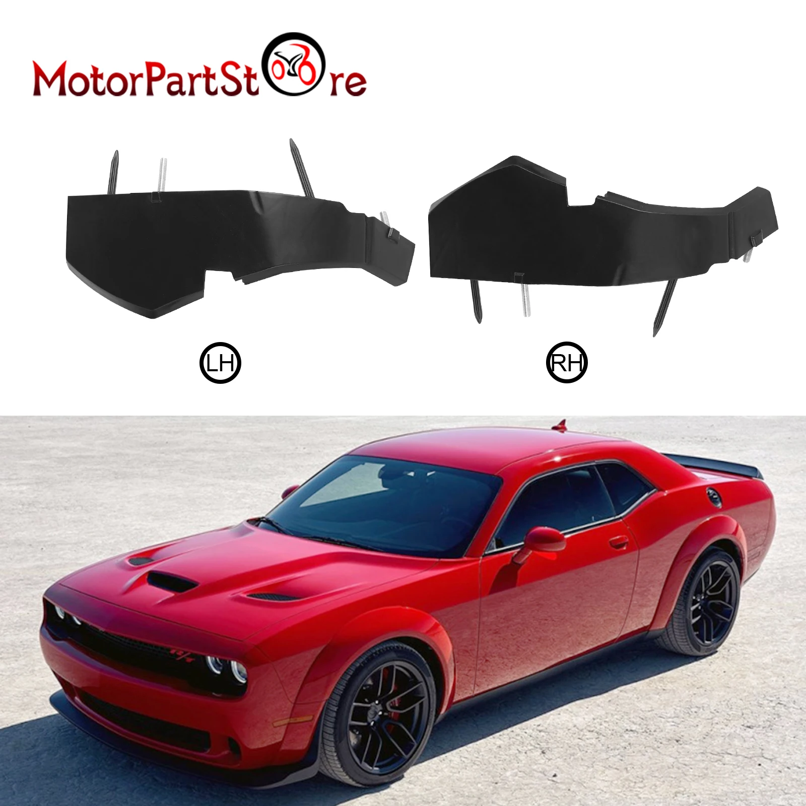

1 Пара опорных кронштейнов переднего бампера для Dodge Challenger GT SRT R/T SXT 2015-2021 68375013AA 68375014AA