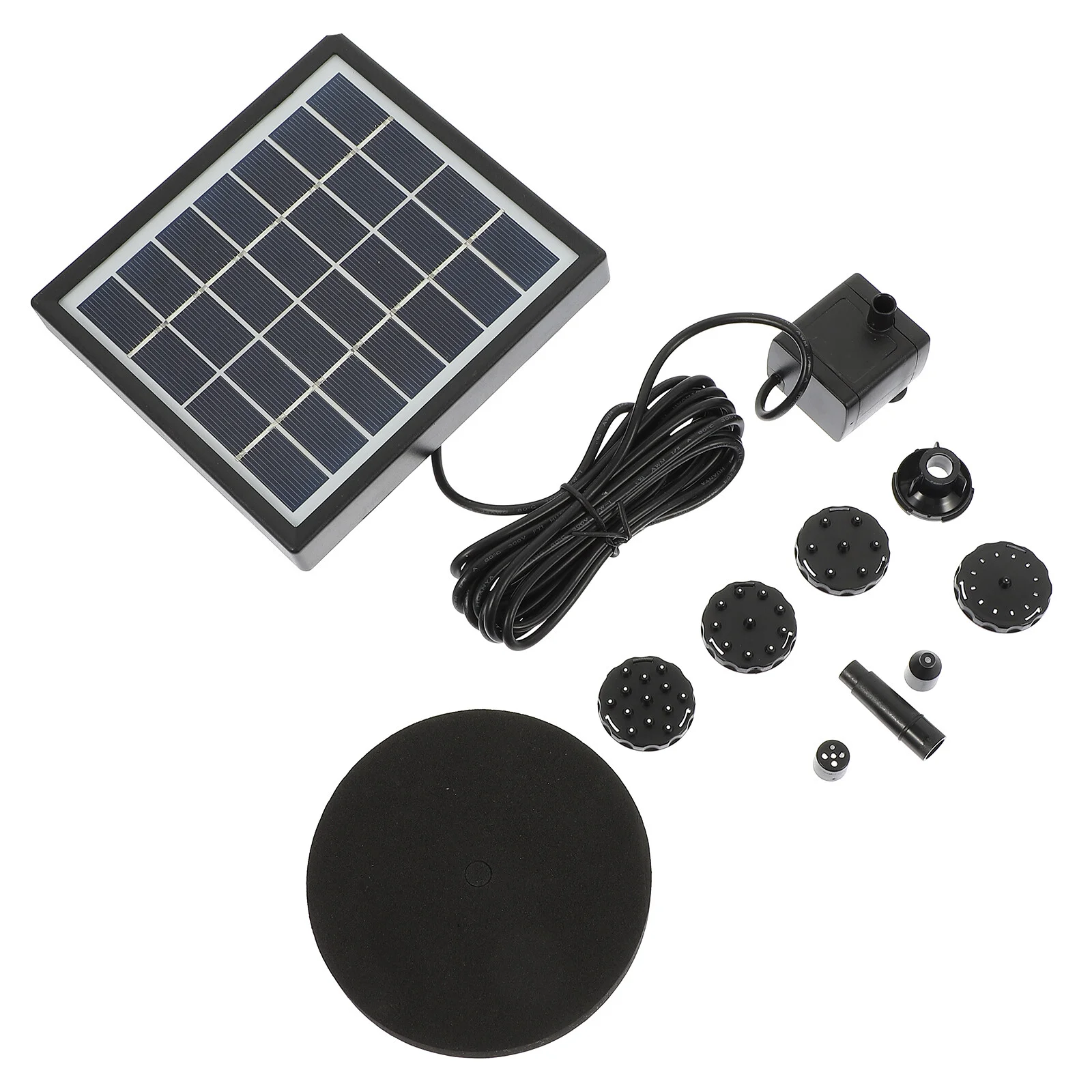 

Outdoor Fountain Solar Decor Water Pump Fish Tank Panel Bird Bath House Pond Household Solar-powered