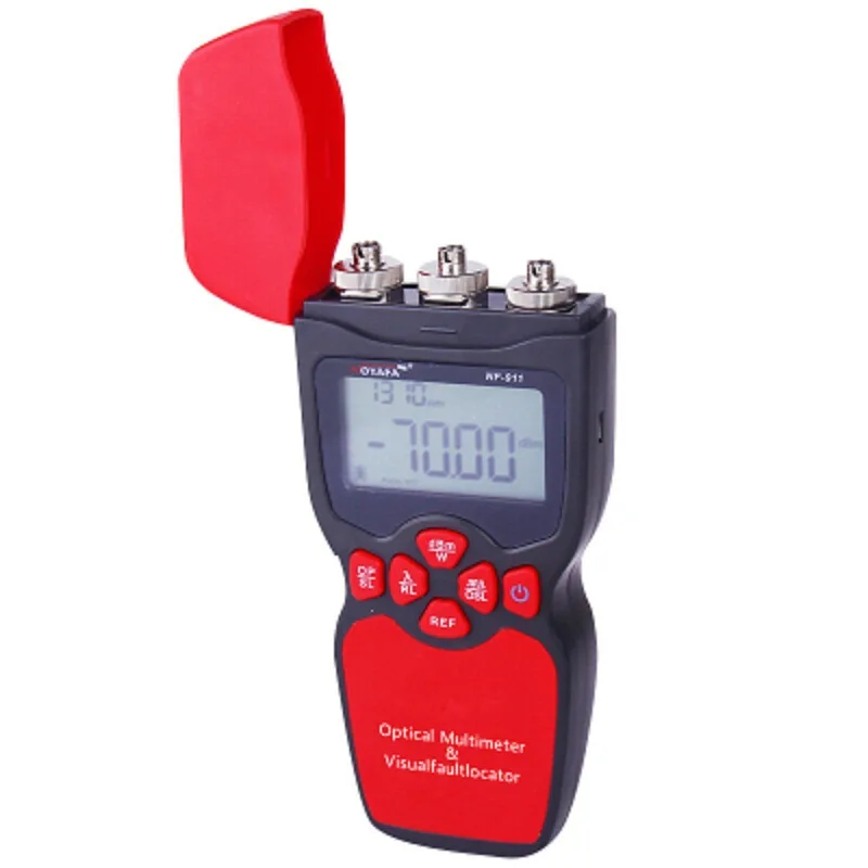 

MT-8648 Multi-Function Optical Fiber Network Cable Tester Red Pen Stable Light Source Optical Power Meter