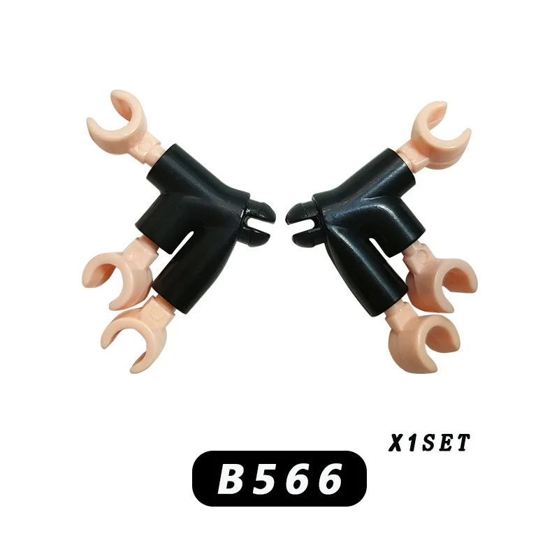 MOC анимационные персонажи фильма кукла с несколькими руками строительные блоки